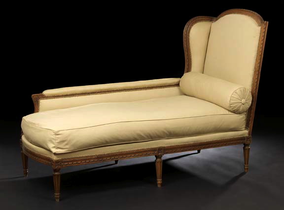 Provincial Louis XVI-Style Carved Fruitwood