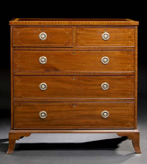 George III Style Mahogany Chest  29ab9