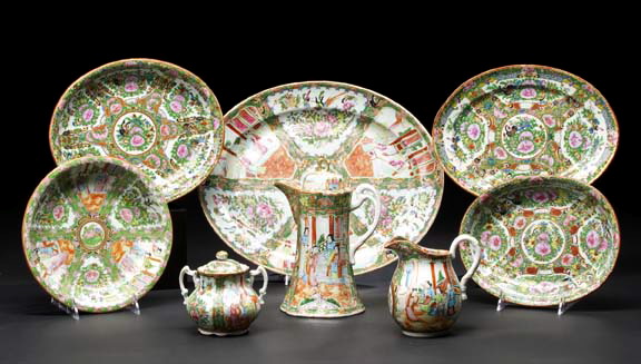 Chinese Export Rose Canton Porcelain