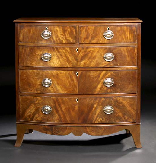 Regency-Style Mahogany Chest, 