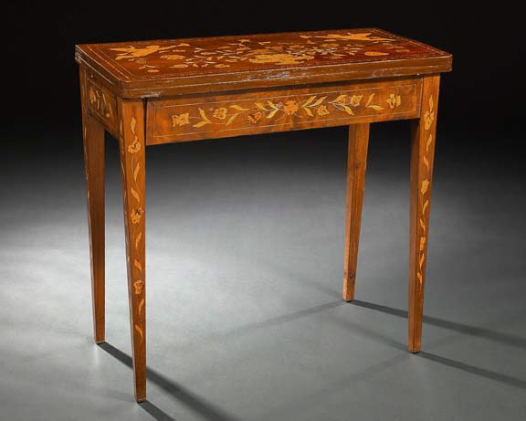 Dutch Mahogany and Marquetry Games 29b0e