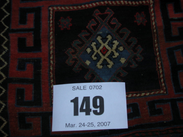 Antique Caucasian Kazak Carpet  29b15