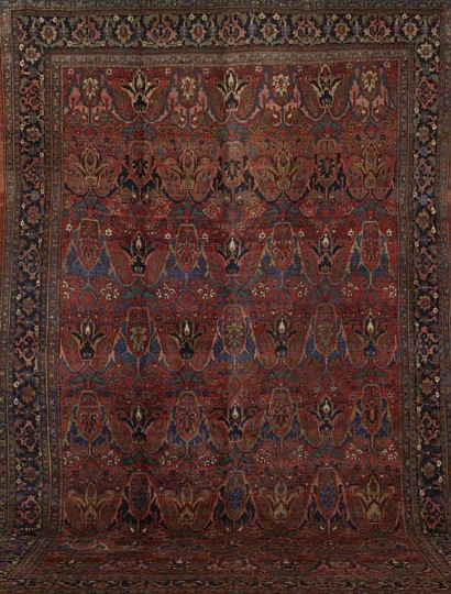 Fine Antique Persian Bidjar Carpet  29b19