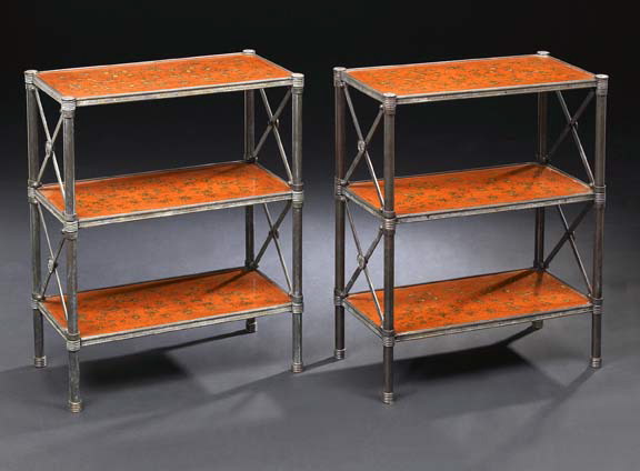 Pair of Directoire Style Patinated 29b2d