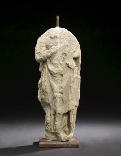 French Weathered Limestone Figure 29b90