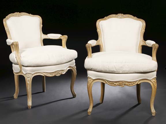 Pair of Louis XV Style Fruitwood 29bb4