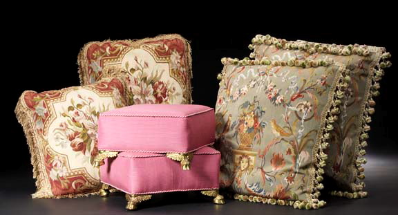 Aubusson Tapestry-Faced Sofa Pillow,