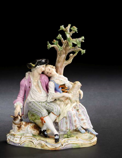Meissen Porcelain Bocage Figure 29828