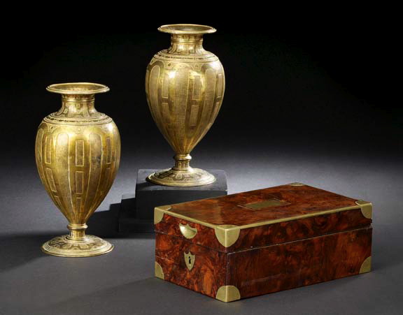 Good Pair of Louis Philippe Gilt Lacquered 2985d