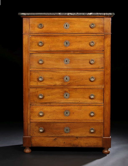 Louis Philippe Fruitwood and Marble Top 2986e