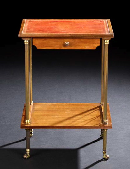 Directoire-Style Mahogany and Brass