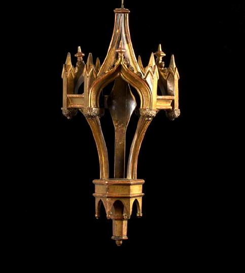 Continental Carved Giltwood Gothic Style 29896