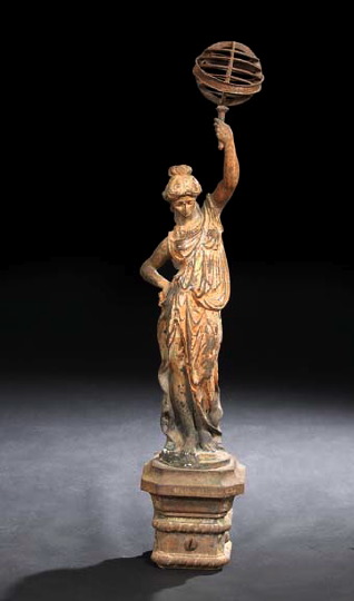Attractive French Cast-Iron Figural
