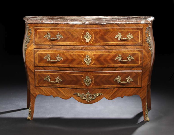 Louis XV Style Ormolu Mounted Kingwood  298cb