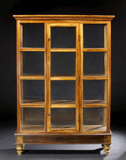 French Fruitwood Shop Display Cabinet  29de9