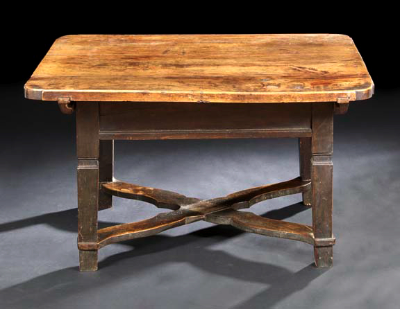 Provincial Fruitwood Center Table,