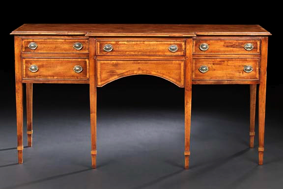 George III-Style Poplar Sideboard,