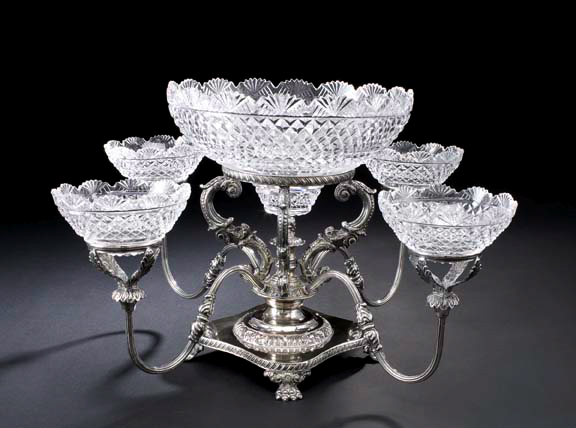 Victorian Silverplate Epergne,