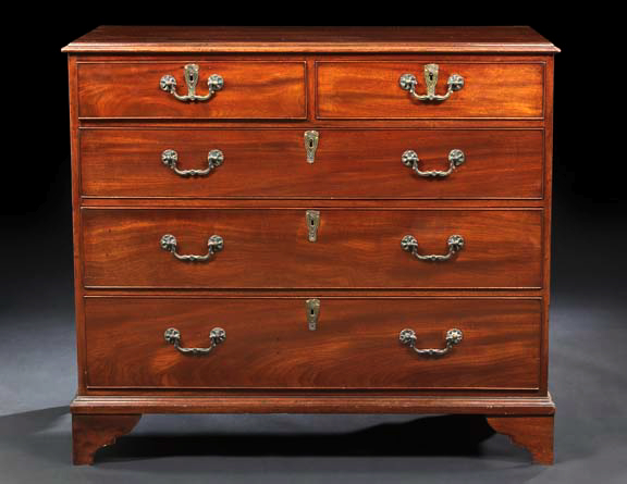 George III Style Mahogany Chest  29e97