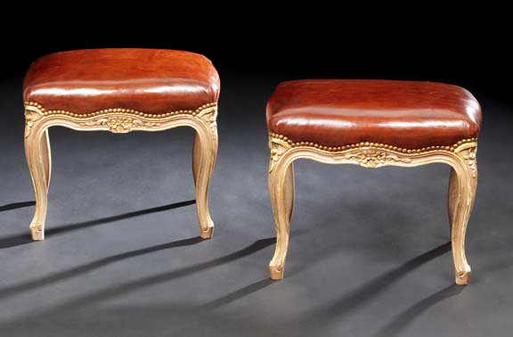 Pair of Louis XV-Style Polychromed