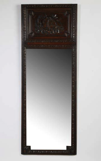 Louis XVI Oak Looking Glass,  late