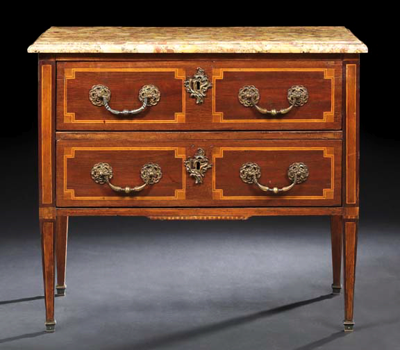 Louis XVI Style Mahogany and Marble Top 29f8d