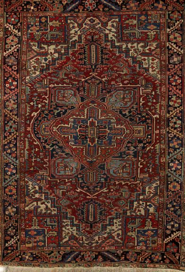 Persian Heriz Carpet,  8' x 11'.