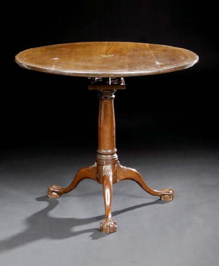 George III-Style Mahogany Tripod