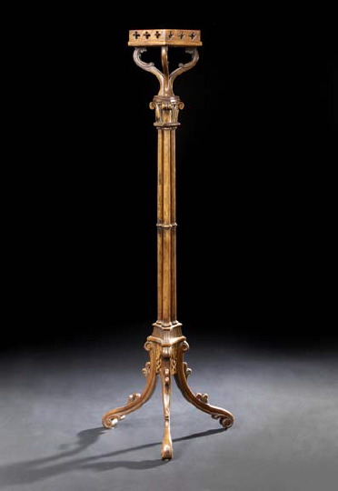 Napoleon III Mahogany Pedestal  29c3f