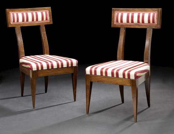 Pair of Directoire-Style Mahogany