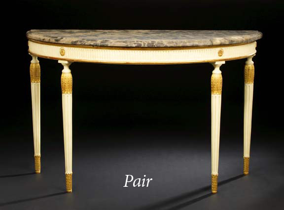 Pair of Louis XVI Style Polychromed 29c5b