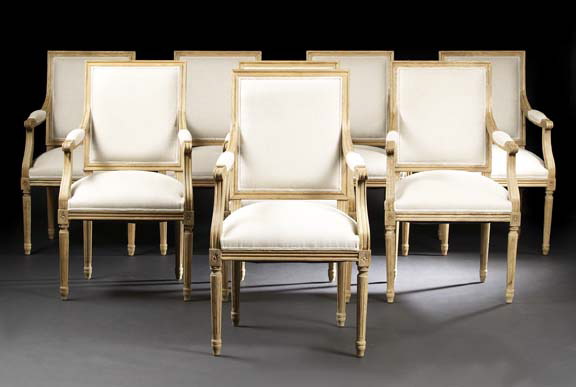 Suite of Eight Louis XVI-Style