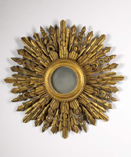 Italian Carved Giltwood Sunburst 29c71