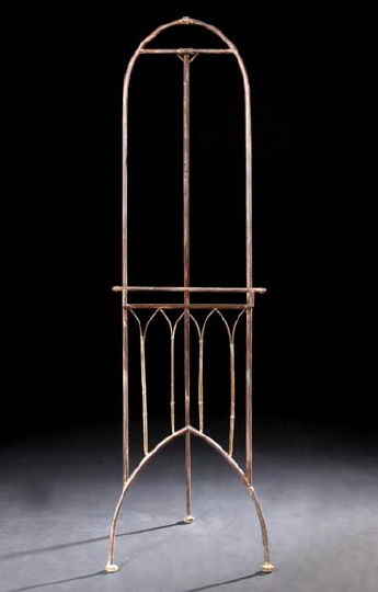 Polychromed Metal Easel,  of Gothic