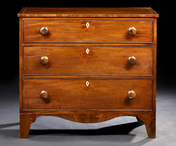 Victorian Mahogany Chest,  mid-19th