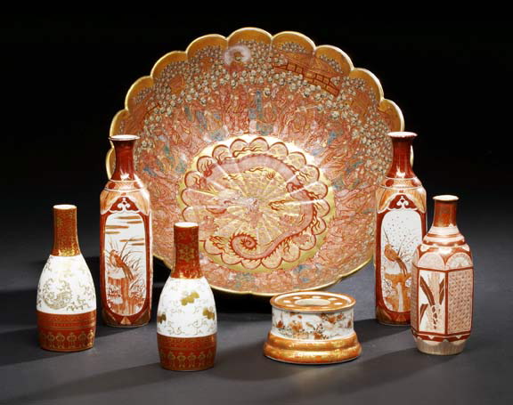 Unusual Japanese Kutani Porcelain