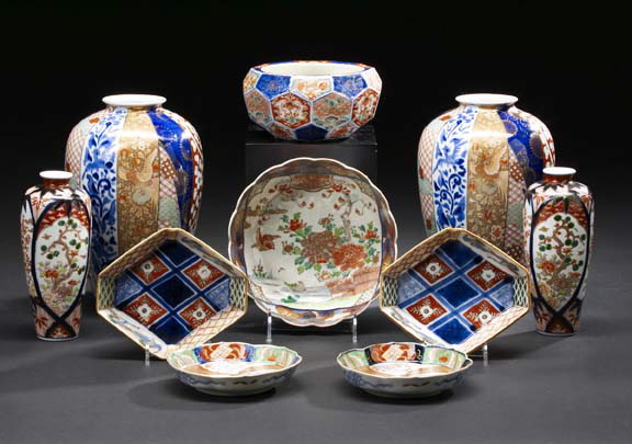 Fine Japanese Imari Porcelain Scalloped 29cdb
