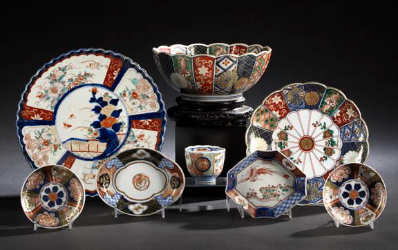 Unusual Japanese Imari Porcelain Serving