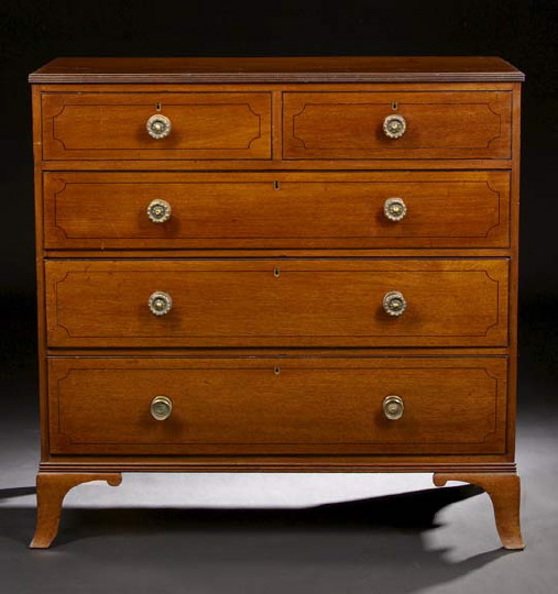 Victorian Mahogany Chest,  mid-19th