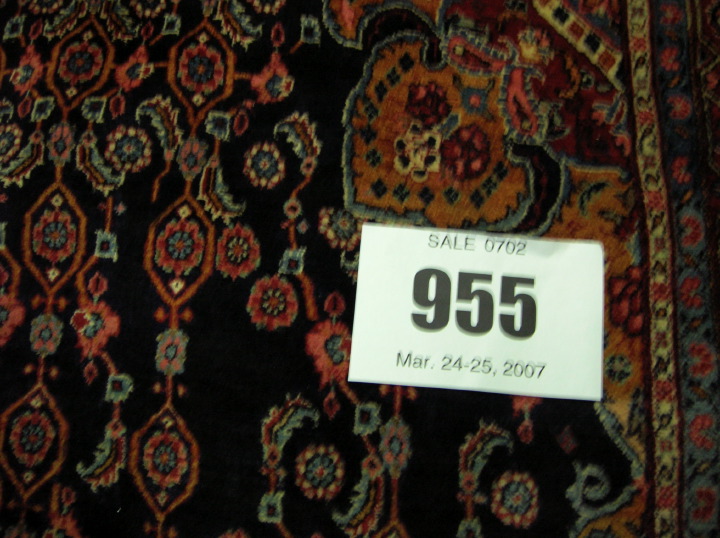 Persian Bidjar Carpet,  5' 1" x