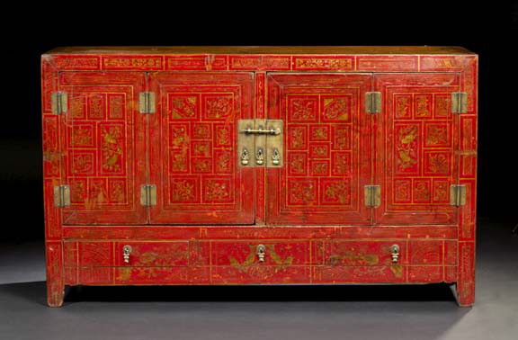 Chinese Painted Provincial Storage
