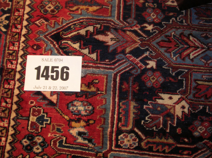 Semi Antique Persian Heriz Carpet  2a1d2