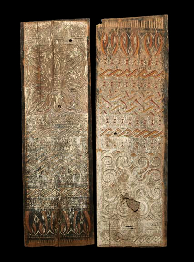 Tall Pair of Middle African Carved 2a1e8