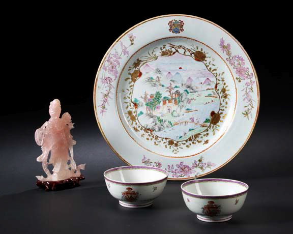 Pair of Chinese Export Porcelain