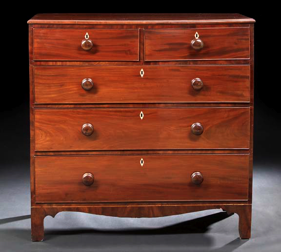 Victorian Mahogany Chest, third quarter