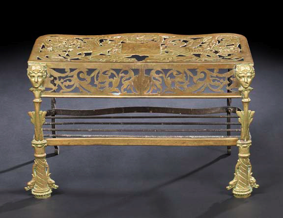 Victorian Gilt Brass and Wrought Iron 2a23c