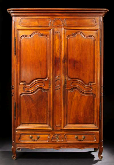 Provincial Louis XV-Style Fruitwood