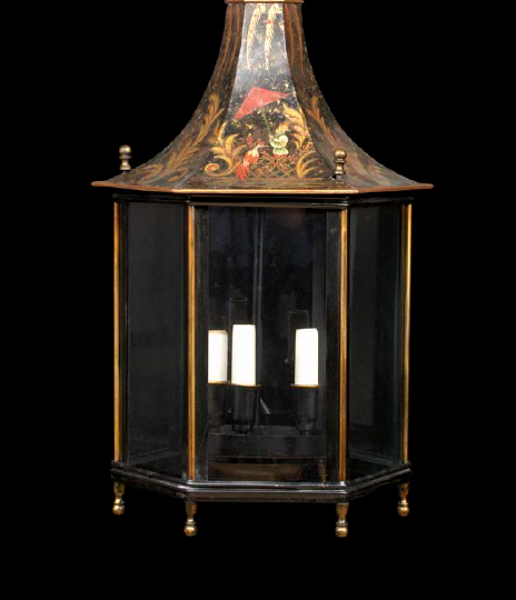 English Black and Gold Chinoiserie 2a28e