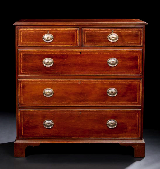 George III Style Mahogany Chest  2a295