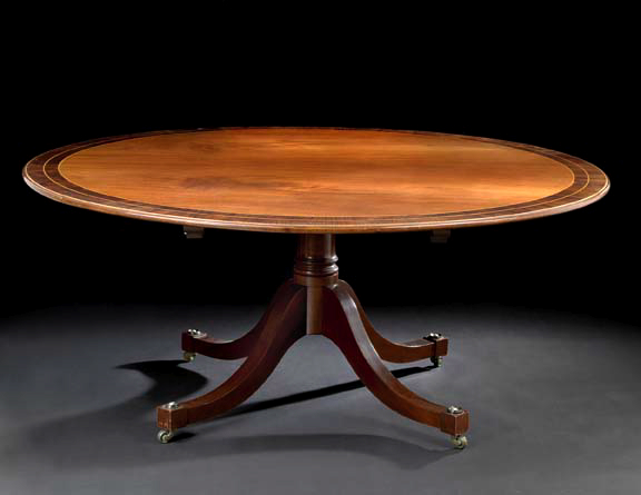 George III Style Mahogany Center 2a29e